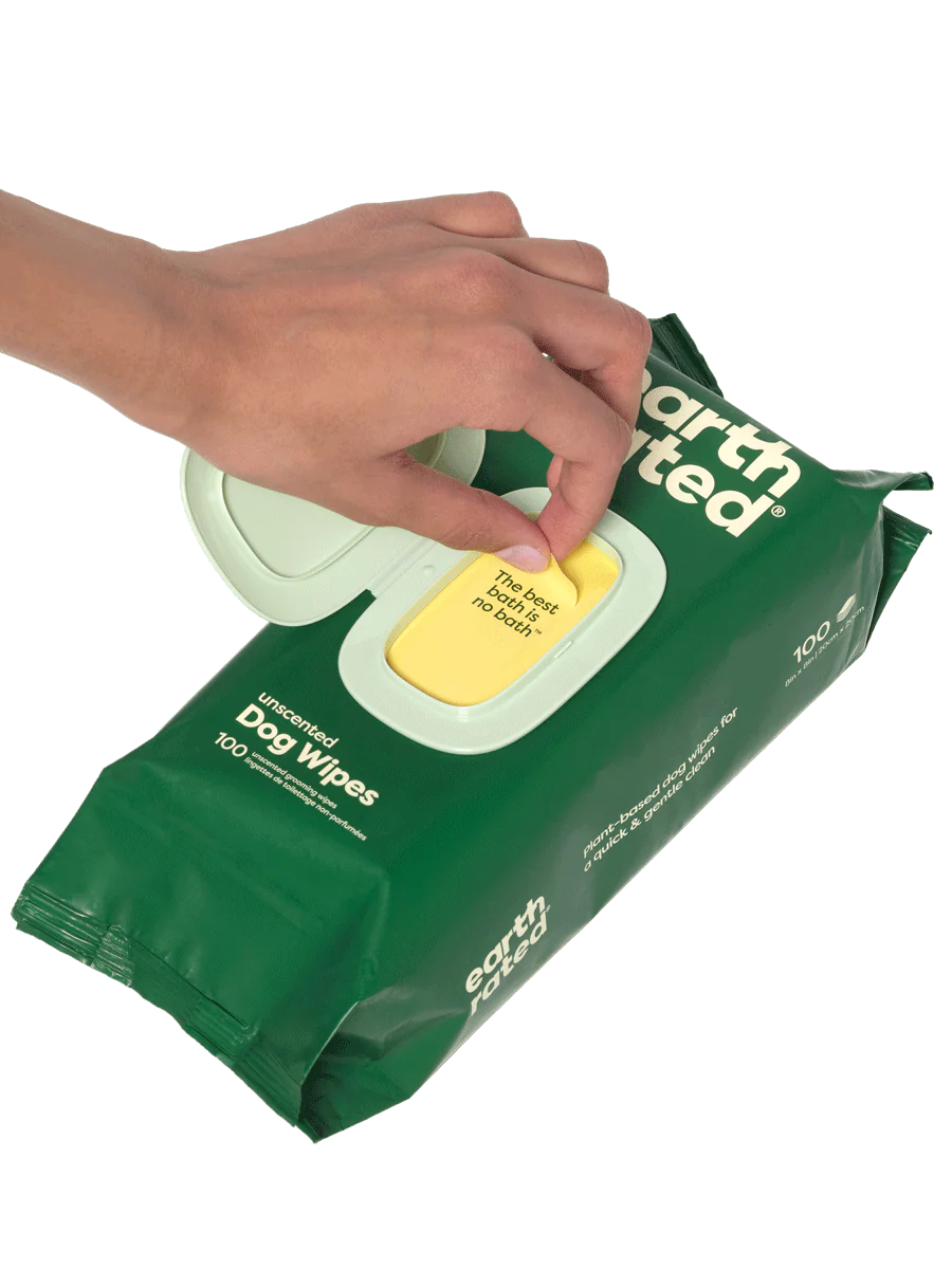 Lingettes de toilettage pour chiens à base de plantes - Lavande